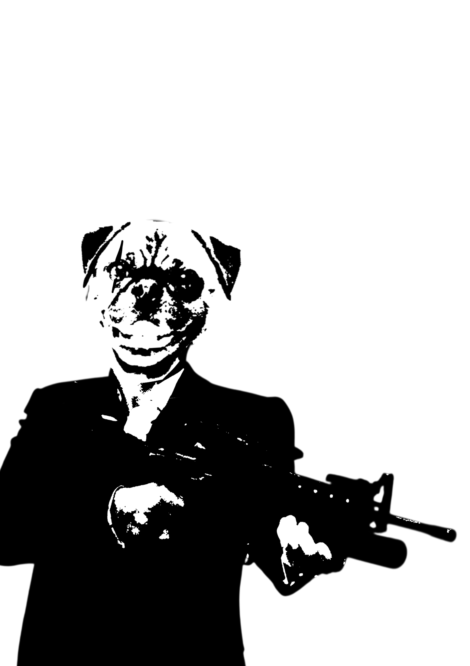 Exported black and white PSD artwork 09